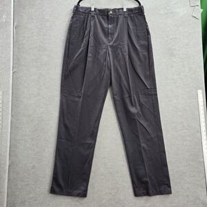 Tommy Hilfiger Men Pants 36X34 Blue Traveler Khaki Chino Crest Twill NWT